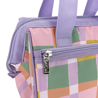 Sachi Insulated Lunch Bag - PASTEL CHECKS