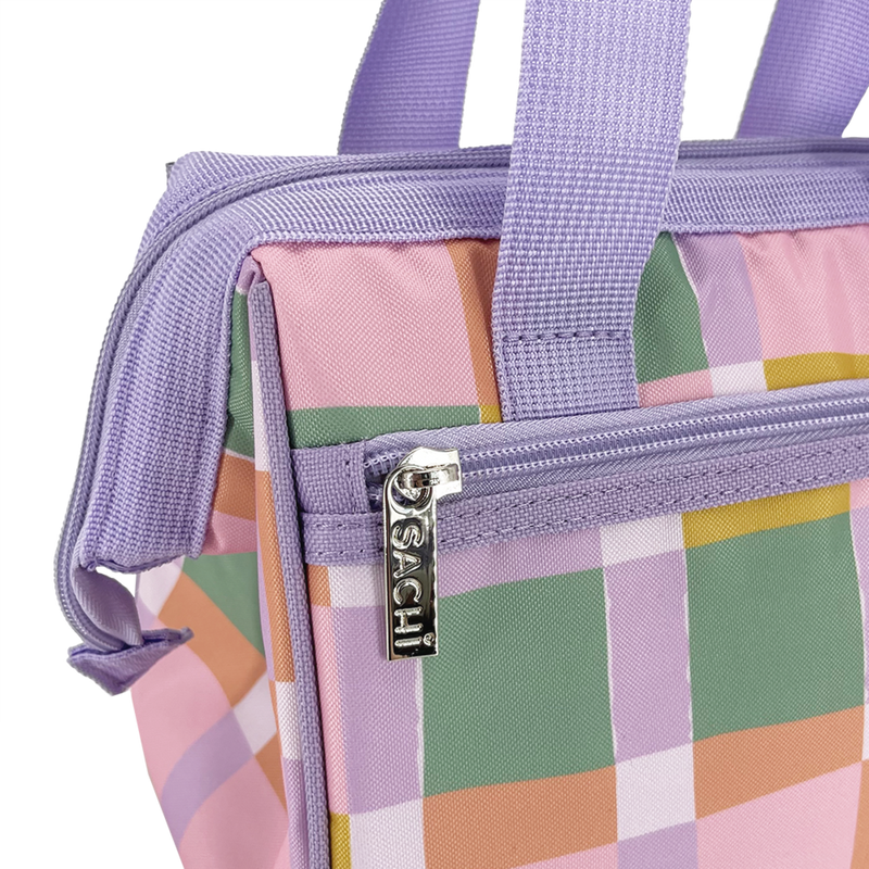 Sachi Insulated Lunch Bag - PASTEL CHECKS