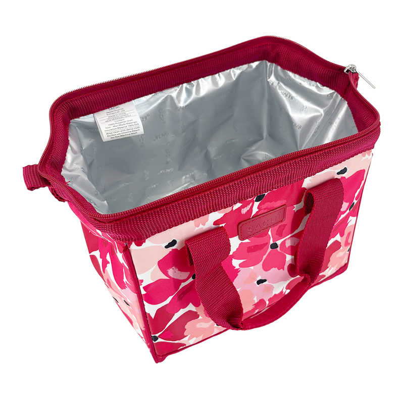 Sachi Insulated Lunch Bag - RED POPPIES