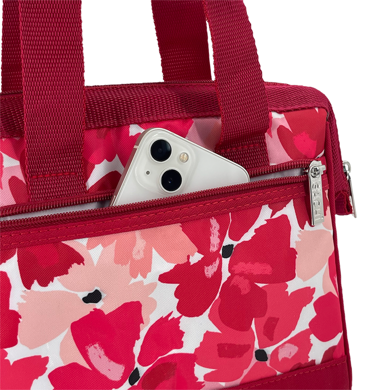 Sachi Insulated Lunch Bag - RED POPPIES