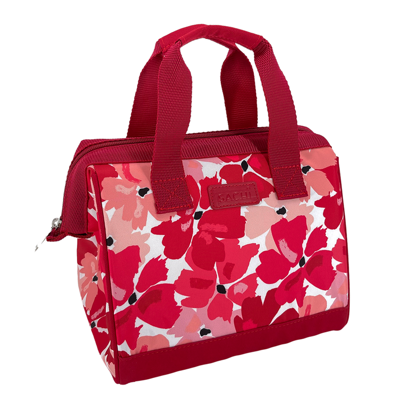 Sachi Insulated Lunch Bag - RED POPPIES