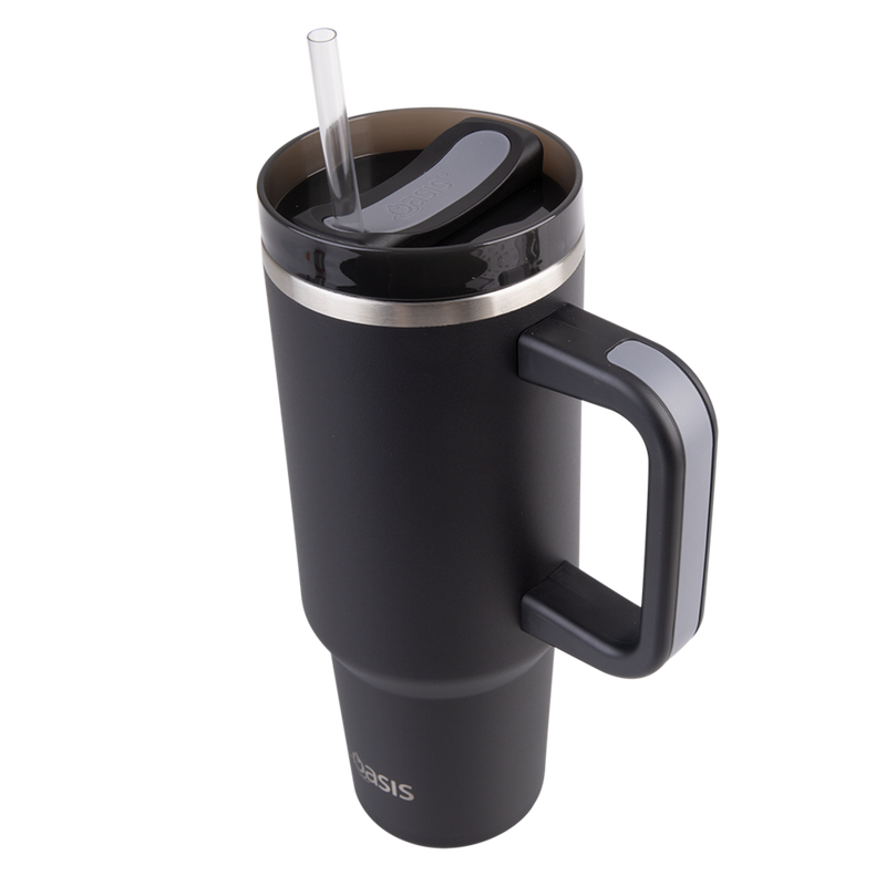 Oasis Commuter Travel Tumbler S/S Double Wall Insulated 1.2L - Black