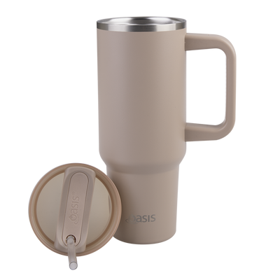 Oasis Commuter Travel Tumbler S/S Double Wall Insulated 1.2L - LATTE