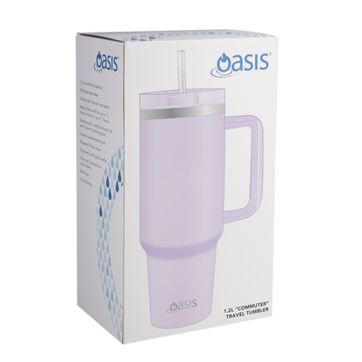 Oasis Commuter Travel Tumbler S/S Double Wall Insulated 1.2L - ORCHID