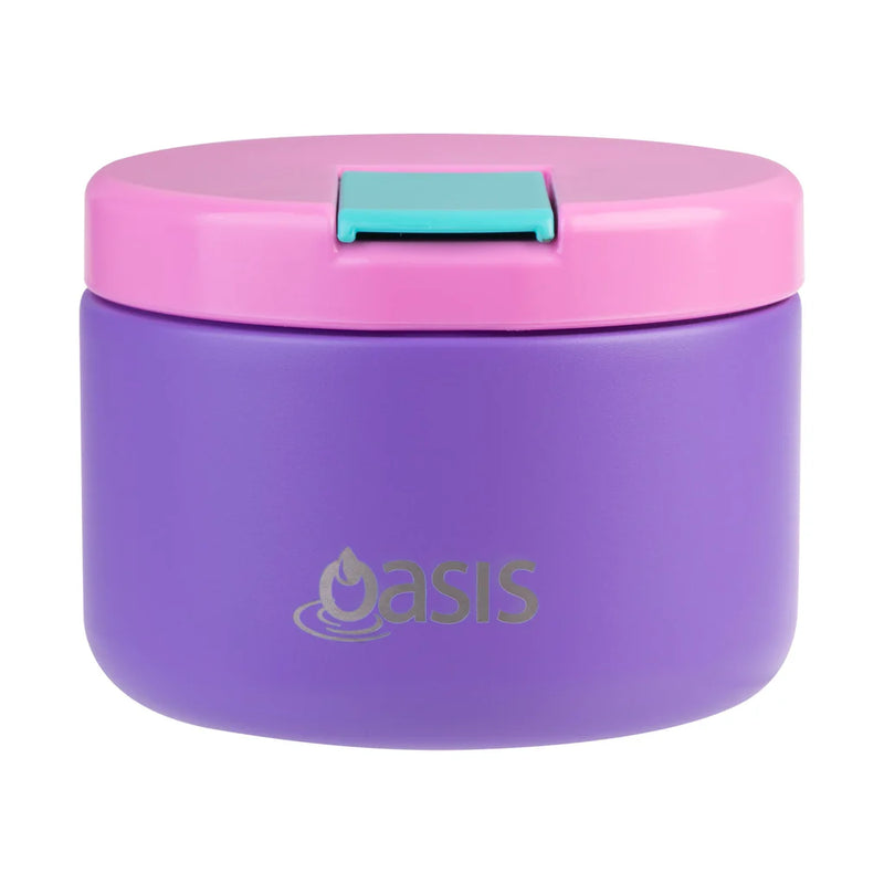 Oasis S/S Double Wall Insulated Food Flask 300ml (MERMAID PURPLE)