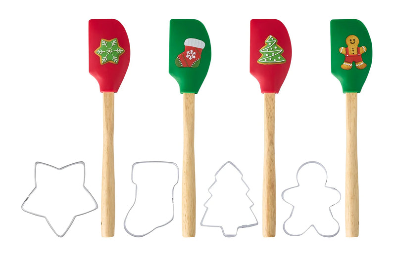 Avanti - Christmas Spatula and Cookie Cutter Set