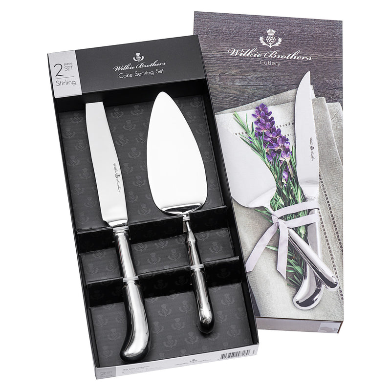 Wilkie Brothers - Stirling 2 Piece Cake Serving Set