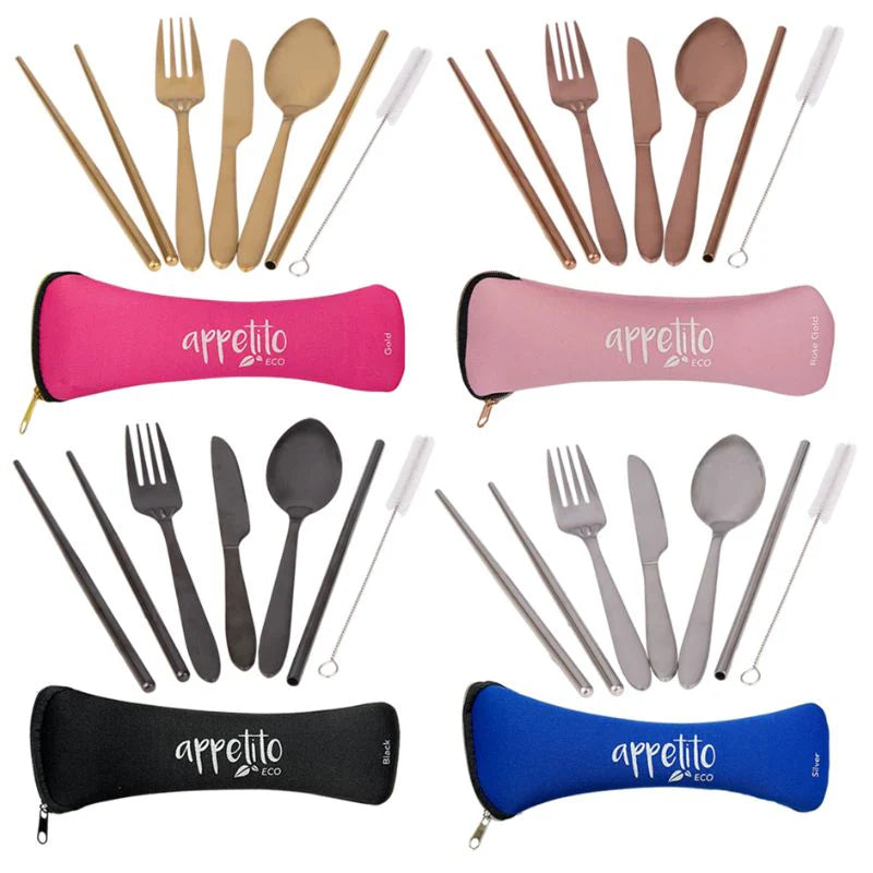 Appetito - 6 Piece Stainless Steel Traveller&