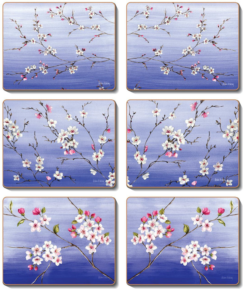 Cinnamon Blossoms Coasters Set of 6