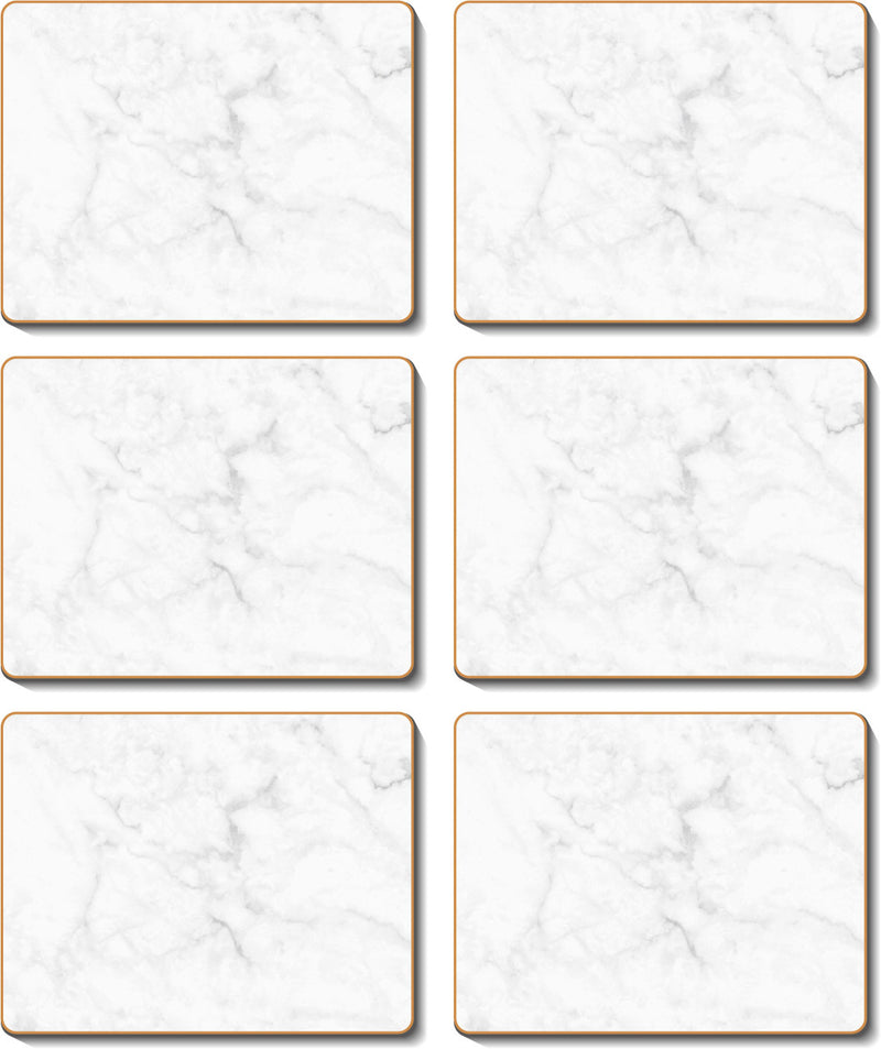 Cinnamon Grey Marble Placemats Set of 6