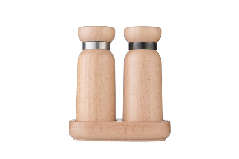 Icon Chef - Bayeux Salt & Pepper Grinder Set - Natural