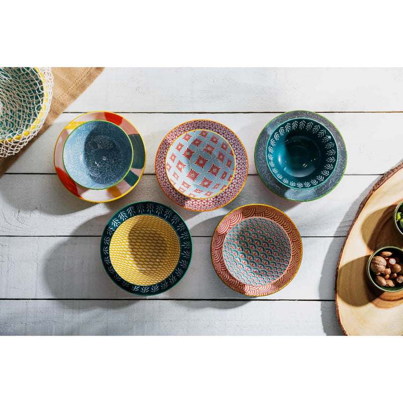 Mikasa Coupe Pasta Dinner Bowl 21cm Blue Arc