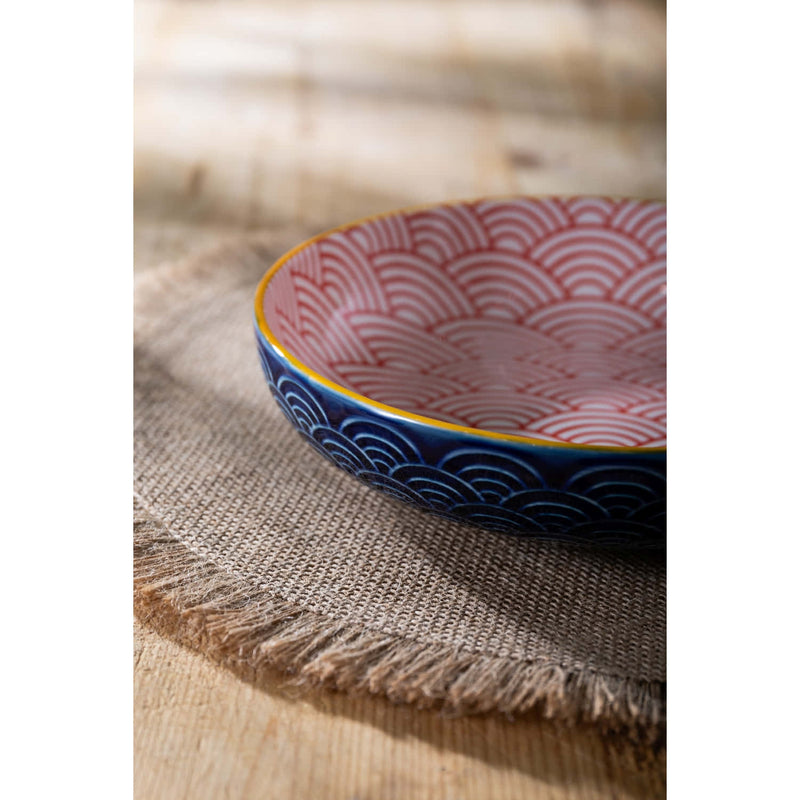 Mikasa Coupe Pasta Dinner Bowl 21cm Blue Arc