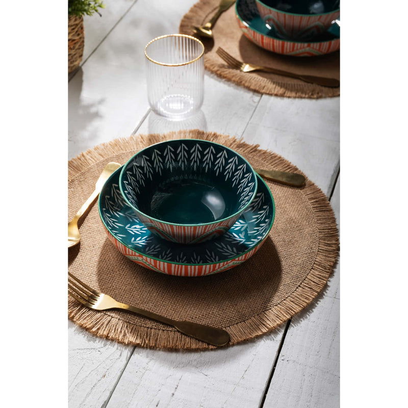 Mikasa Coupe Pasta Dinner Bowl 21cm Mixed Folk