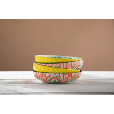 Mikasa Coupe Pasta Dinner Bowl 21cm Mixed Folk