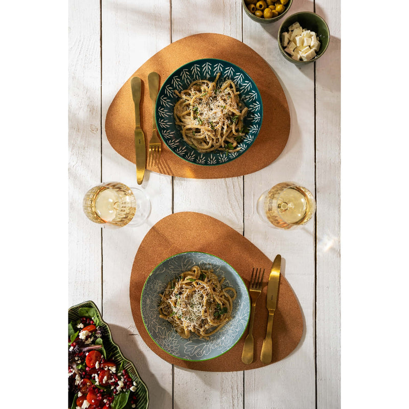 Mikasa Coupe Pasta Dinner Bowl 21cm Geometric Leaf