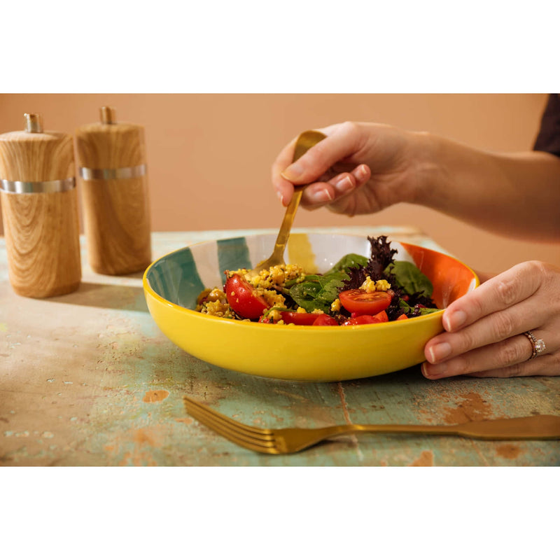 Mikasa Coupe Pasta Dinner Bowl 21cm Abstract