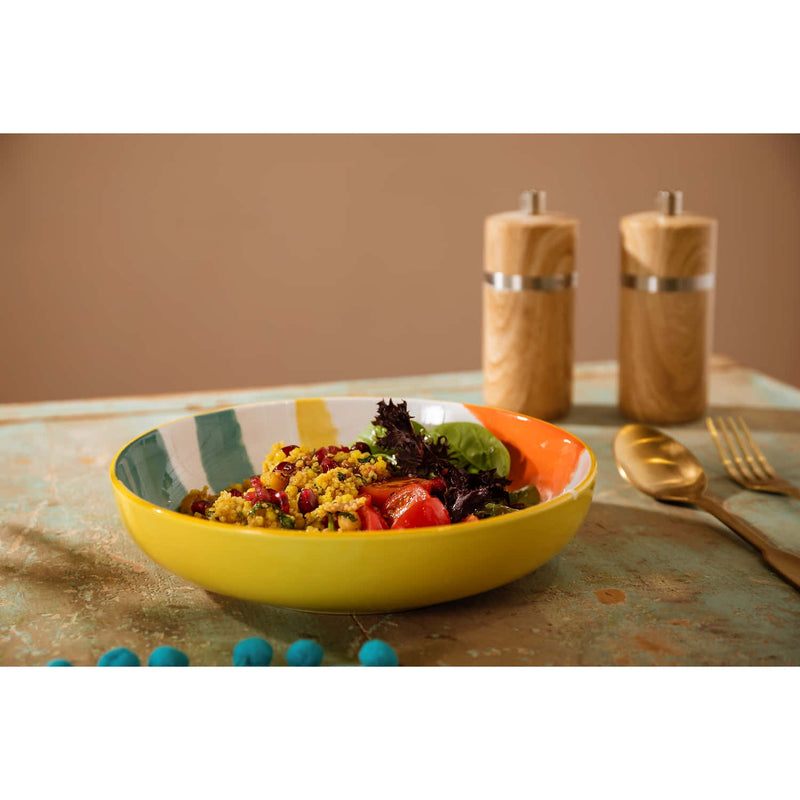 Mikasa Coupe Pasta Dinner Bowl 21cm Abstract