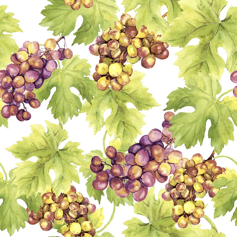 PAPER+DESIGN LUNCHEON NAPKINS - GRAPES - MADE IN GERMANY