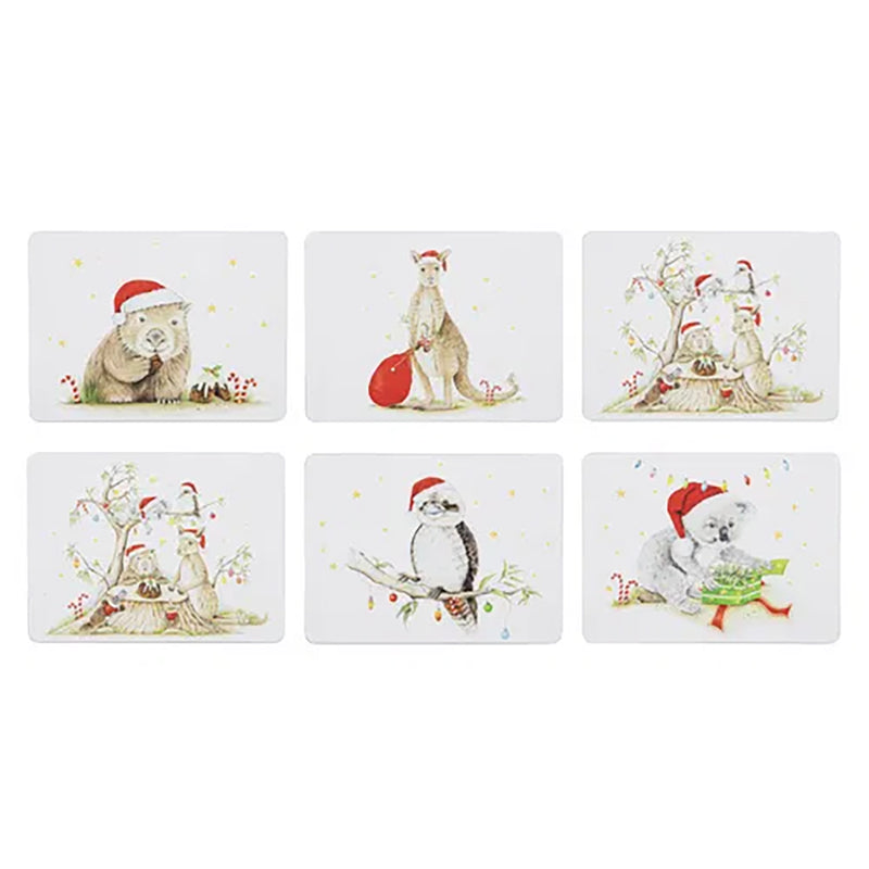 Bush Buddies Christmas Assorted 6pk Placemat