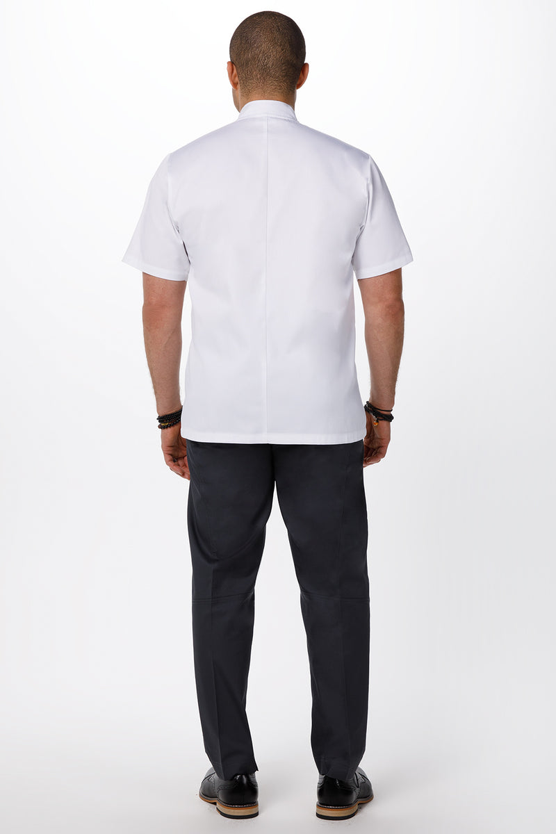 Chef Works Macquarie Short Sleeved Chef Jacket - White