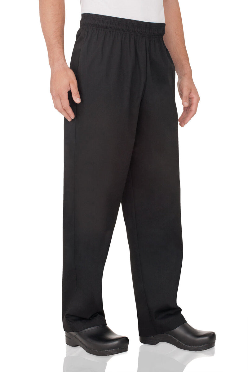 Chef Works Essential Baggy Chef Pants - Black