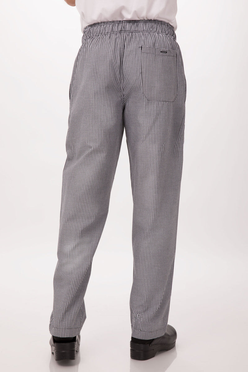 Chef Works Essential Baggy Chef Pants - Small Check