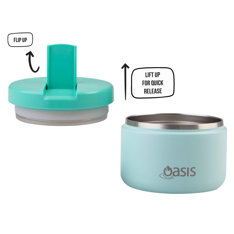 Oasis S/S Double Wall Insulated Food Flask 300ml "MINT"