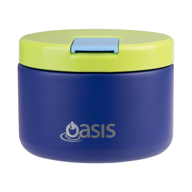 Oasis S/S Double Wall Insulated Food Flask 300ml "PEACOCK BLUE"
