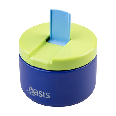 Oasis S/S Double Wall Insulated Food Flask 300ml "PEACOCK BLUE"