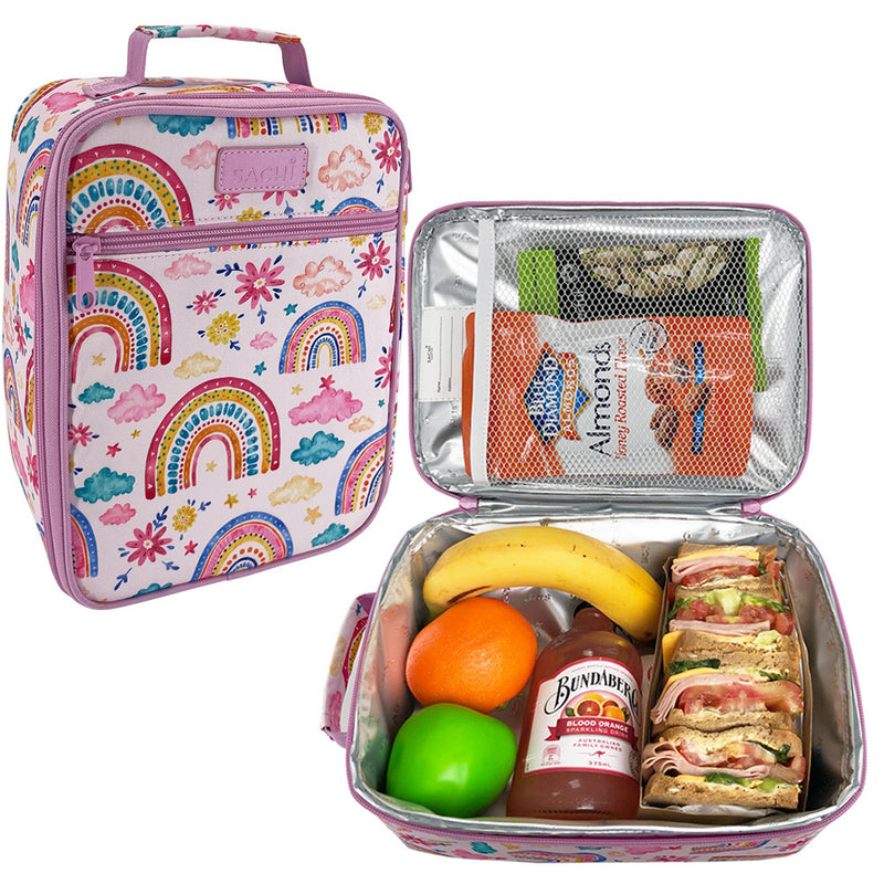 SACHI INSULATED JUNIOR LUNCH BAG - RAINBOW SKY