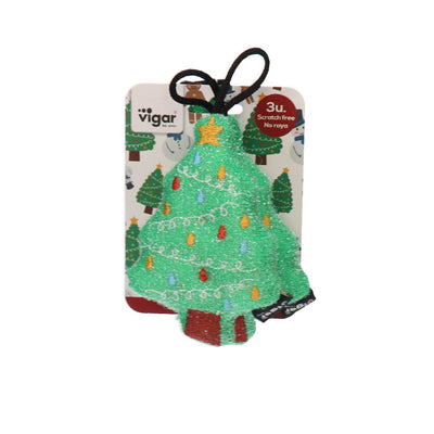 Christmas Tree Scrubber Sponge – 3 pack
