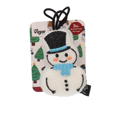 Frosty the Snowman Scrubber Sponge – 3 pack