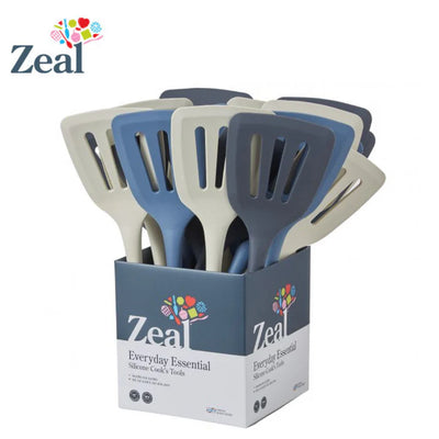 Zeal - Cosy Silicone Slotted Turner 3 Asst Colours