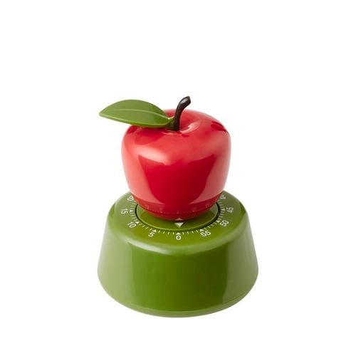 Davis & Waddell - Apple Mechanical Timer 60 Minute Red & Green