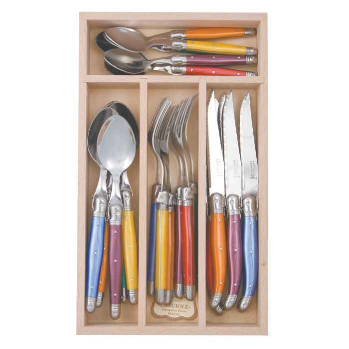 ANDRE VERDIER DEBUTANT CUTLERY SET 24PCE STAINLESS STEEL/Mix-O