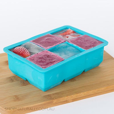 Avanti - Silicone 6 Cup King Ice Cube Tray - Blue