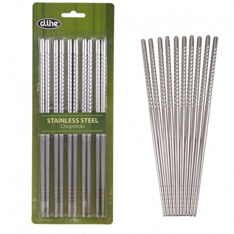 D.LINE STAINLESS STEEL CHOPSTICKS SET 5