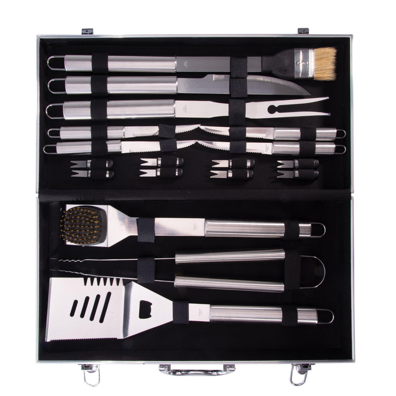 Maverick BBQ Tool Set 18pcs Stainless Steel 26x48x8cm