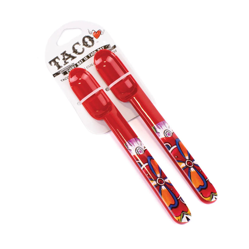 Prepara Taco Spoons Red Set of 2
