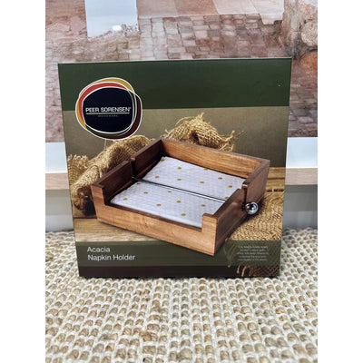 Peer Sorensen – Acacia Napkin Holder 19.7×19.7×6.4cm