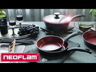 Neoflam De Chef induction set of 3 Frypans 20, 24 and 28cm