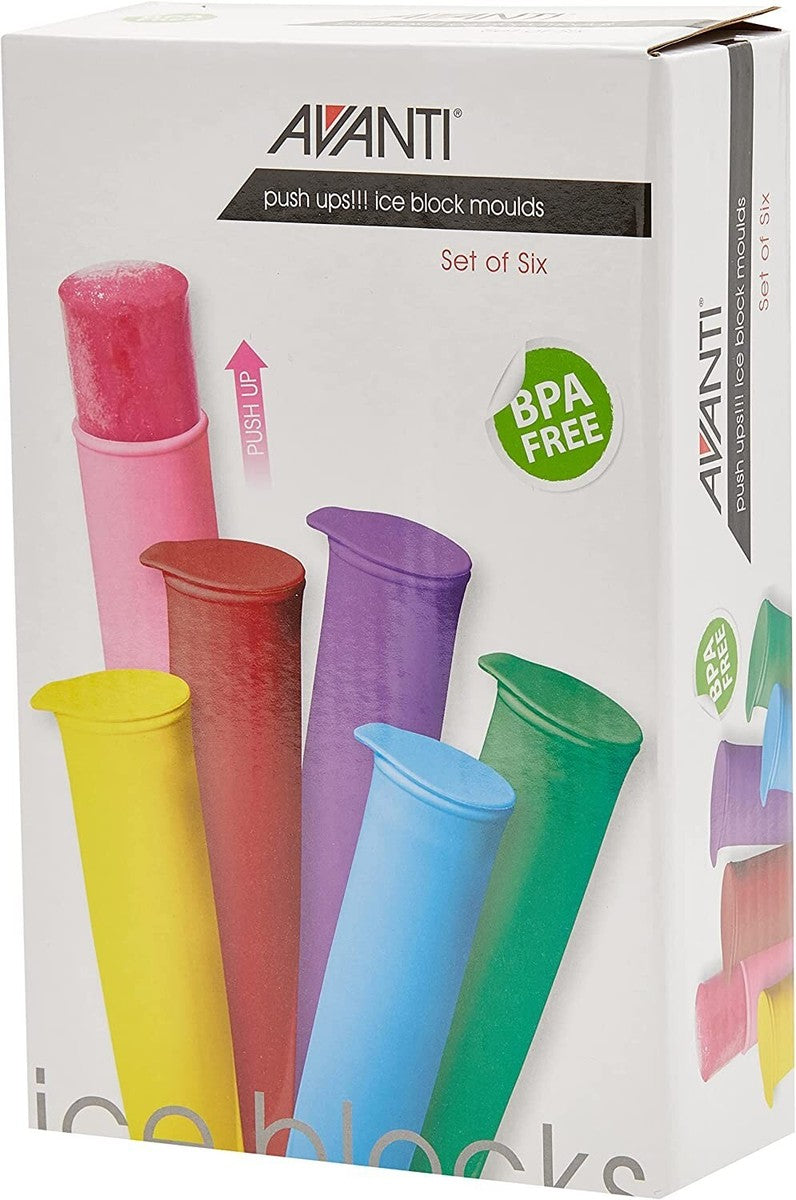 Avanti Push Up Ice Mould 6PC