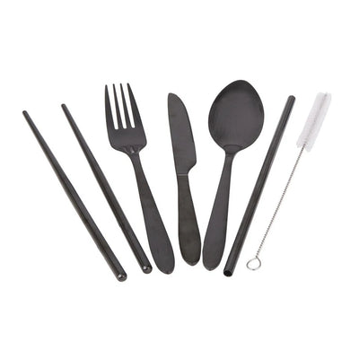 Appetito - 6 Piece Stainless Steel Traveller's Cutlery Set