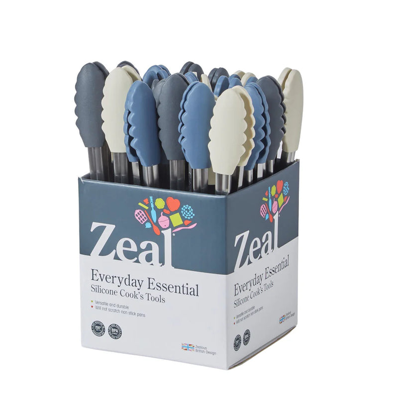 Zeal - Cosy Mini Silicone Tongs 3 Asst Colours