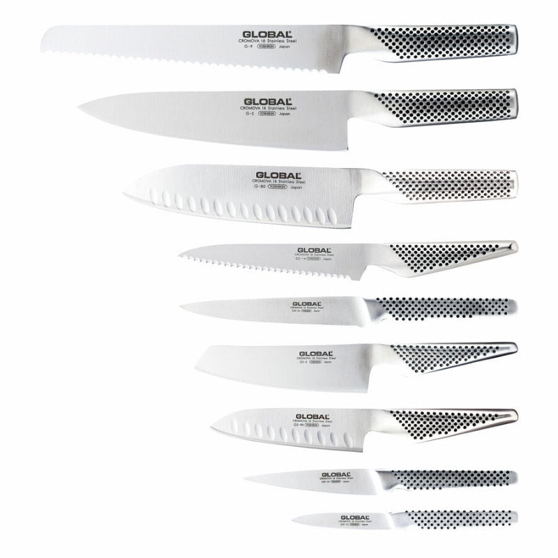 Global - Ikasu Knife Block Set 10pc