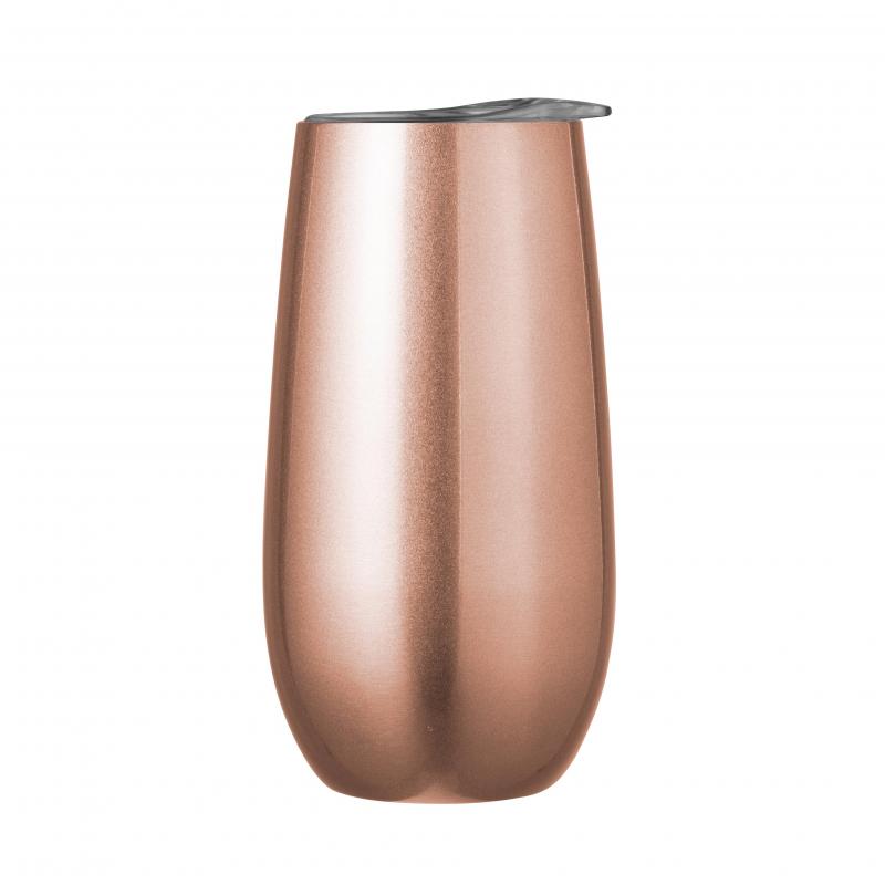 Avanti - Double Wall Insulated Champagne Tumbler 180ml - Rose Gold