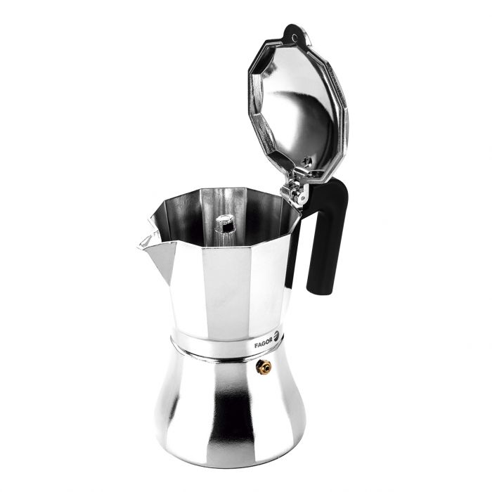 Fagor – Cupy Induction Base Aluminium Espresso Maker 6 Cup
