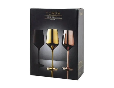 Tempa Aurora - Gold 2pk Wine Glass