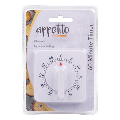 Appetito - 60 Minute Mechanical Timer Square